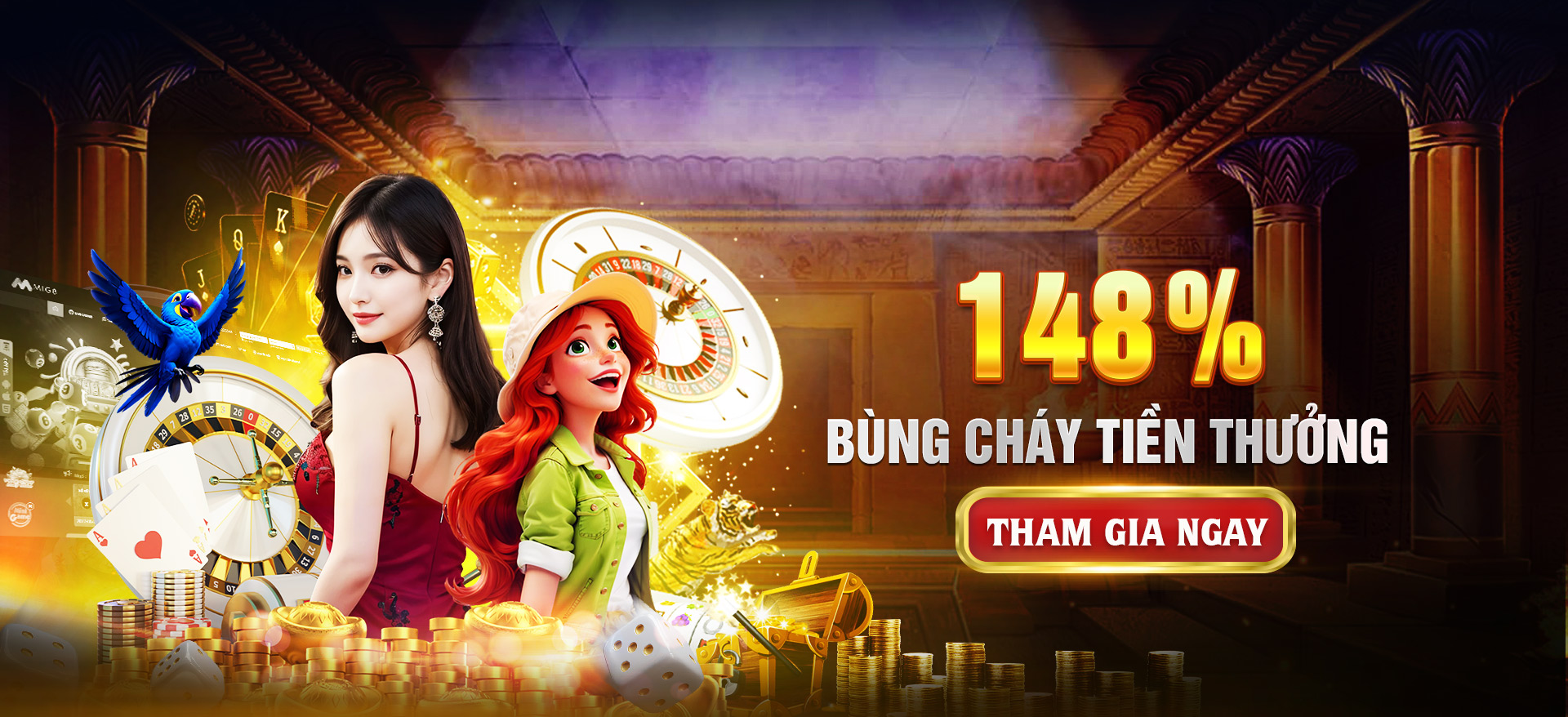 Hình ảnh quảng cáo của tj77 hiển thị nền tảng và các lợi ích